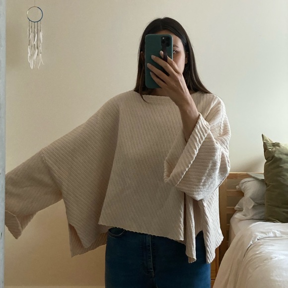 PINK SWEATER | FREE PEOPLE | SMALL - Picture 3 of 5